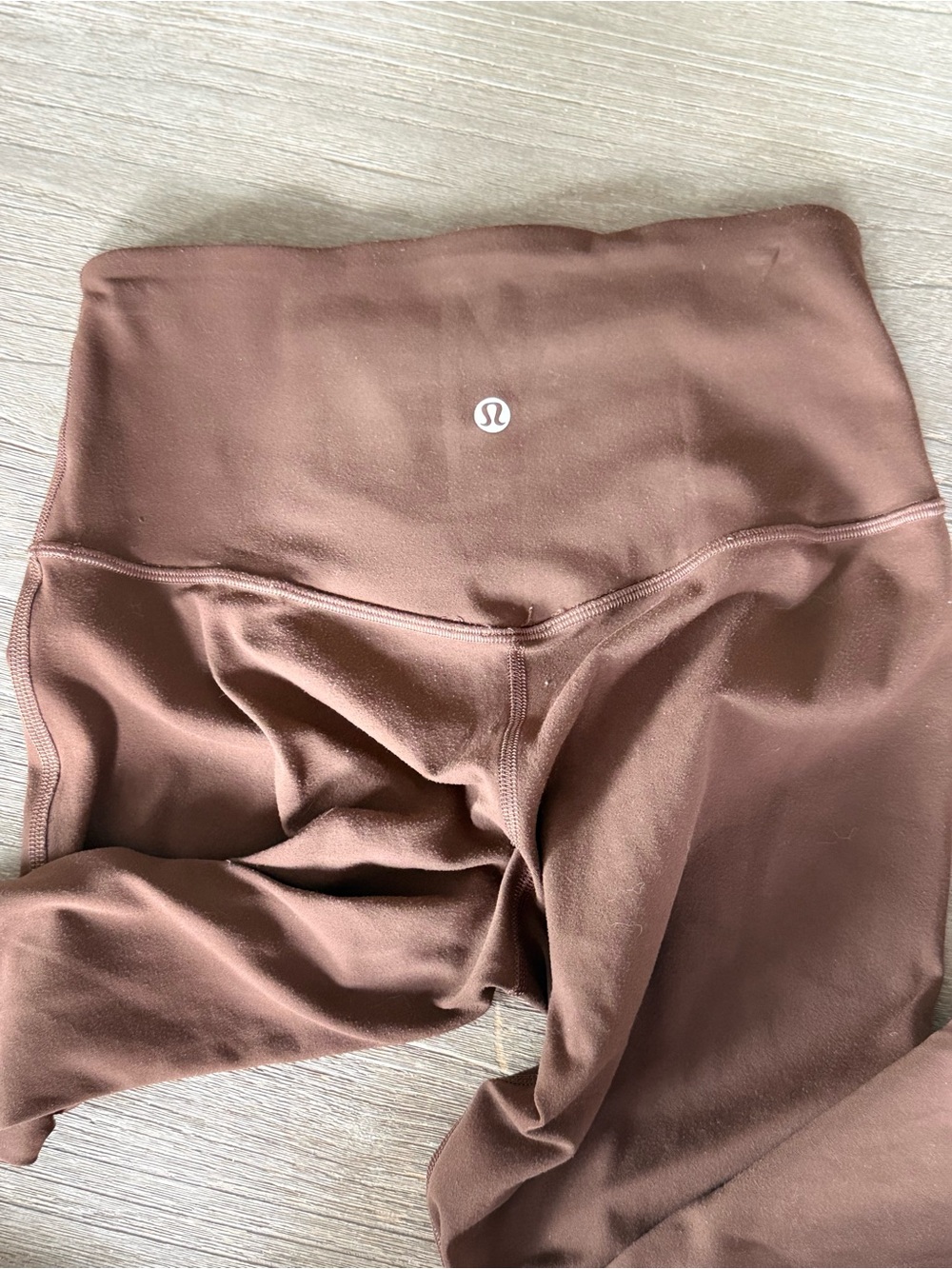 Lululemon Align High-Rise Mini Flare Leggings Java Brown 28” Nulu Yoga Pants 4 - Picture 3 of 5